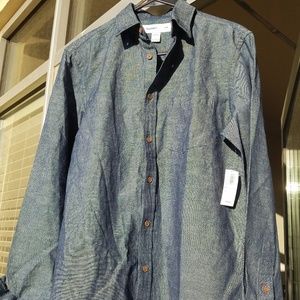 New Old Navy - Denim Color Button Down